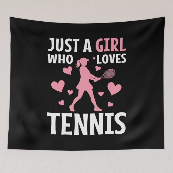Item preview, Just A Girl Who Loves Tennis Tennis Player Lover designed and sold by Gogetgiggles.