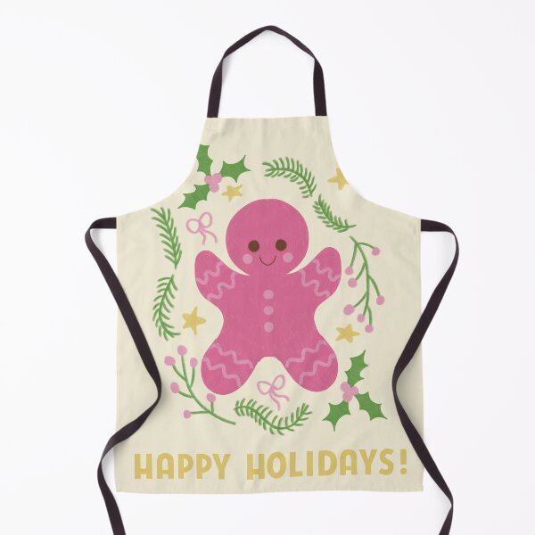 Item preview, Pastel Gingerbread Man with cute stars and pine needles designed and sold by AureliaDesignStudio.