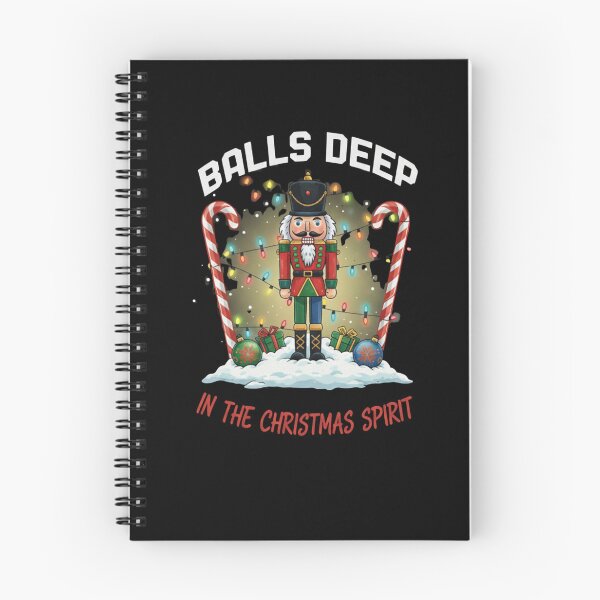 Item preview, Balls Deep in the Christmas Spirit Funny Design designed and sold by RNTStudio.