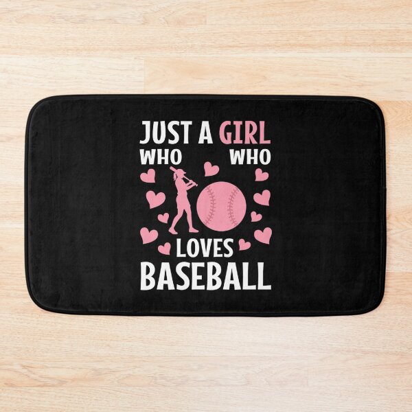 Item preview, Just A Girl Who Loves Baseball Softball Player designed and sold by Gogetgiggles.