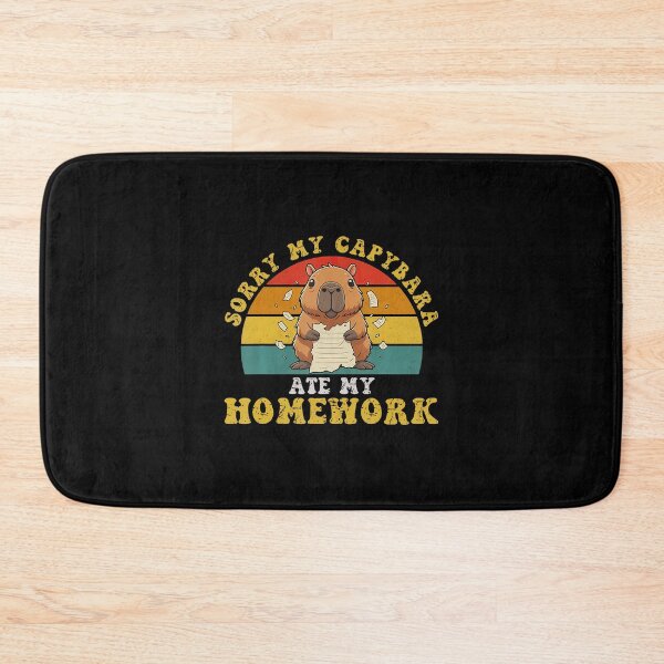Item preview, Funny Capybara Ate My Homework School Humor designed and sold by CharlotteTerri.