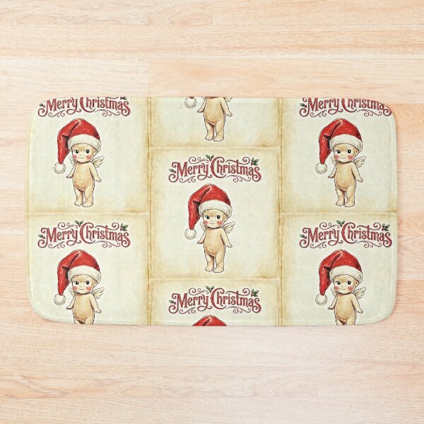 Item preview, Vintage Kewpie Christmas Angel with Santa Hat designed and sold by Hen-C-Art.