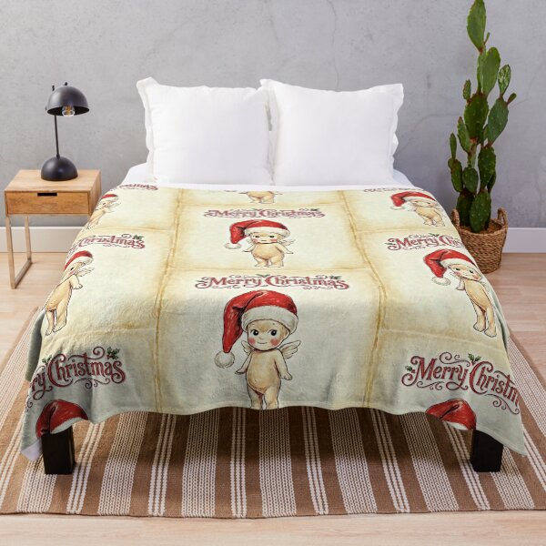 Item preview, Vintage Kewpie Christmas Angel with Santa Hat designed and sold by Hen-C-Art.