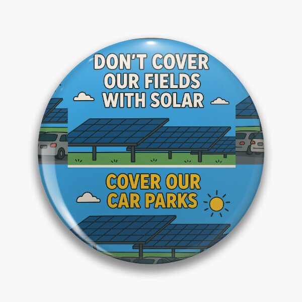 Item preview, Solar power: Let's preserve our fields, let's use the parking lots designed and sold by smoky3334.