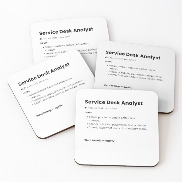 Item preview, Service Desk Analyst Definition Shirt | Funny IT Support Gift for Tech Professionals designed and sold by Yuli Club.