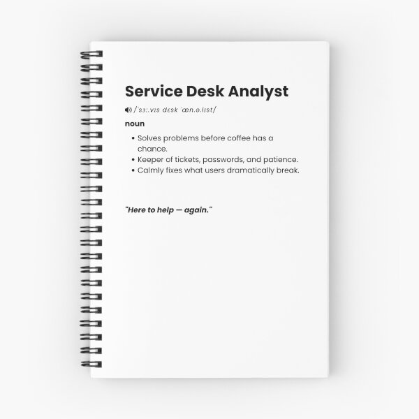 Item preview, Service Desk Analyst Definition Shirt | Funny IT Support Gift for Tech Professionals designed and sold by Yuli Club.