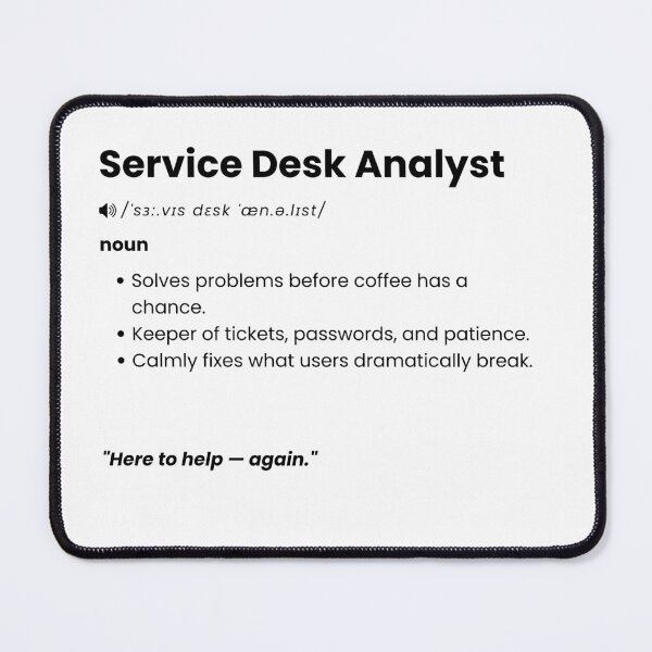 Item preview, Service Desk Analyst Definition Shirt | Funny IT Support Gift for Tech Professionals designed and sold by Yuli Club.