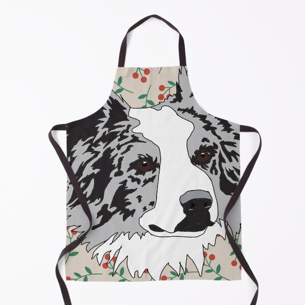 Item preview, Merle Border Collie or Aussie winter pattern designed and sold by LeahcarsArt.