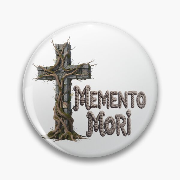 Item preview, Knitted Memento Mori and Stone Cross designed and sold by newvisionart191.