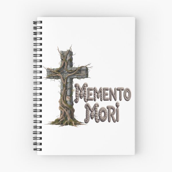 Item preview, Knitted Memento Mori and Stone Cross designed and sold by newvisionart191.