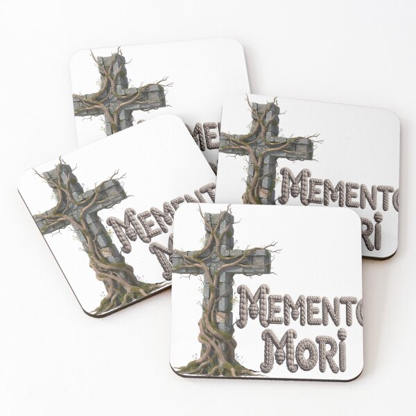 Item preview, Knitted Memento Mori and Stone Cross designed and sold by newvisionart191.