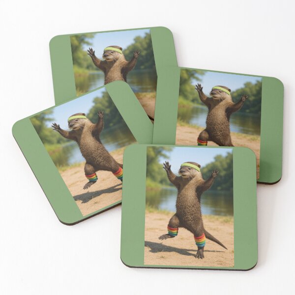 Item preview, Otter Doing Aerobics on the Beach designed and sold by Tridentulus.