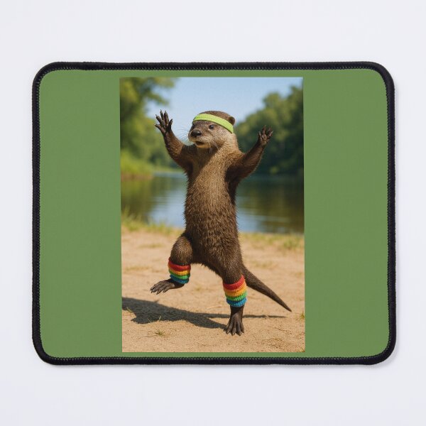 Item preview, Otter Doing Aerobics on the Beach designed and sold by Tridentulus.