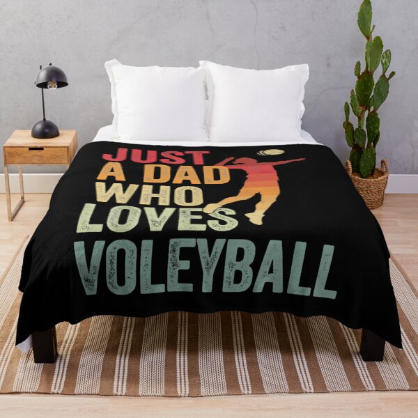 Item preview, Just A Dad Who Loves Volleyball designed and sold by Gogetgiggles.