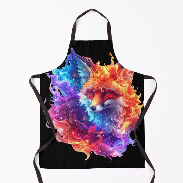 Item preview, Cosmic Fire Fox Celestial Neon Flame T-shirt|Art designed and sold by Alicjareign.