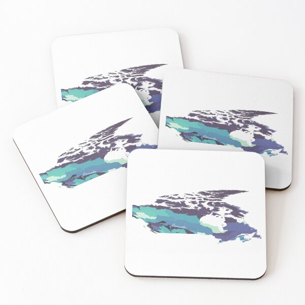 Item preview, Sketching Color Into the Earth - Canada designed and sold by AceMaps7.