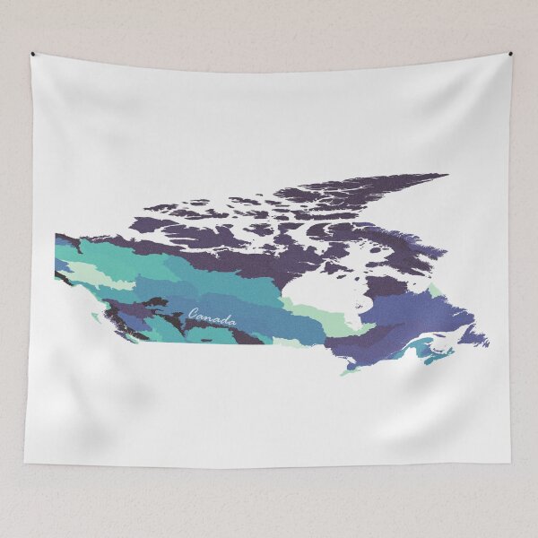 Item preview, Sketching Color Into the Earth - Canada designed and sold by AceMaps7.
