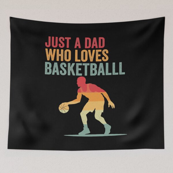 Item preview, Just A Dad Who Loves Basketballl designed and sold by Gogetgiggles.