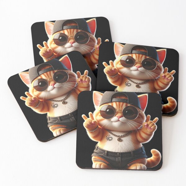 Item preview, Ginger Cat Vibes: Adorable Gangsta T-shirt|Art designed and sold by Alicjareign.