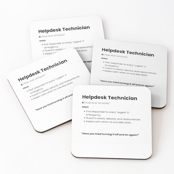 Item preview, Helpdesk Technician Definition Shirt | Funny Tech Support Gift for IT Pros designed and sold by Yuli Club.