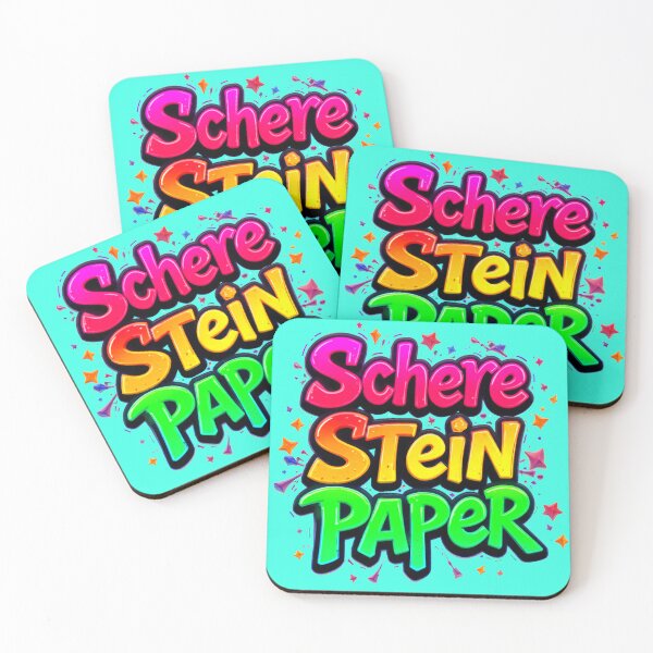 Item preview, Scissors, rock, paper in German, English text mix designed and sold by Hot4Shirt.