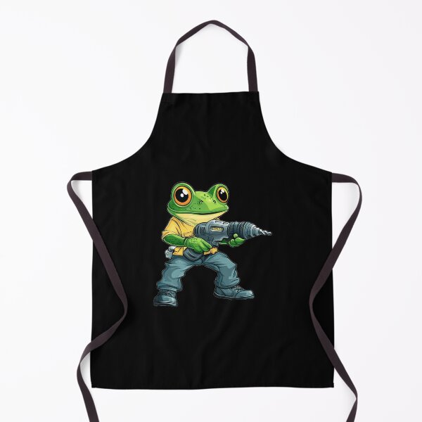 Item preview, Frog Holding A Cordless Drill designed and sold by CharlotteTerri.