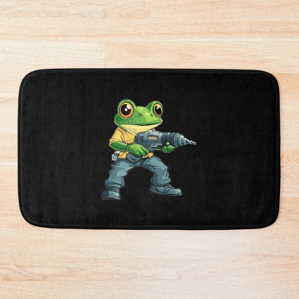 Item preview, Frog Holding A Cordless Drill designed and sold by CharlotteTerri.