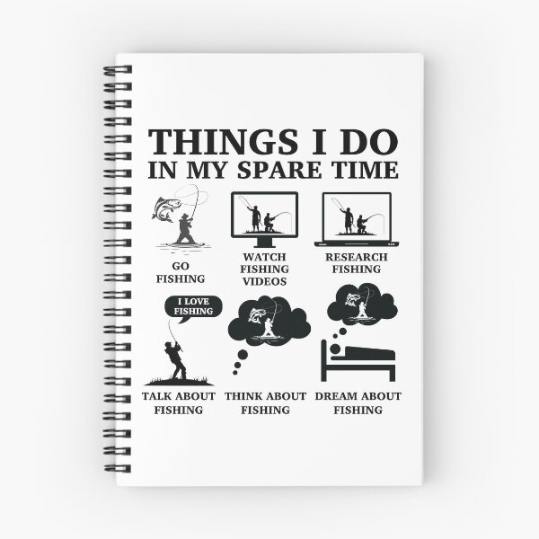 Item preview, Things I Do In My Spare Time Fishing designed and sold by LounisArt.