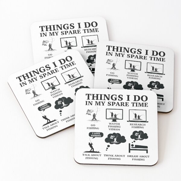 Item preview, Things I Do In My Spare Time Fishing designed and sold by LounisArt.