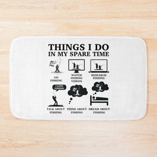 Item preview, Things I Do In My Spare Time Fishing designed and sold by LounisArt.
