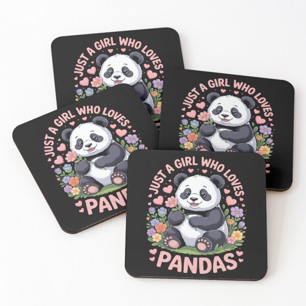 Item preview, JUST A GIRL WHO LOVES PANDAS designed and sold by jkrphoto.