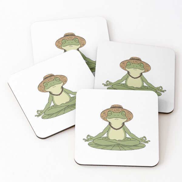 Item preview,  Frog Doing Yoga designed and sold by fati-artiste1.