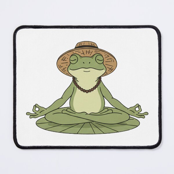 Item preview,  Frog Doing Yoga designed and sold by fati-artiste1.