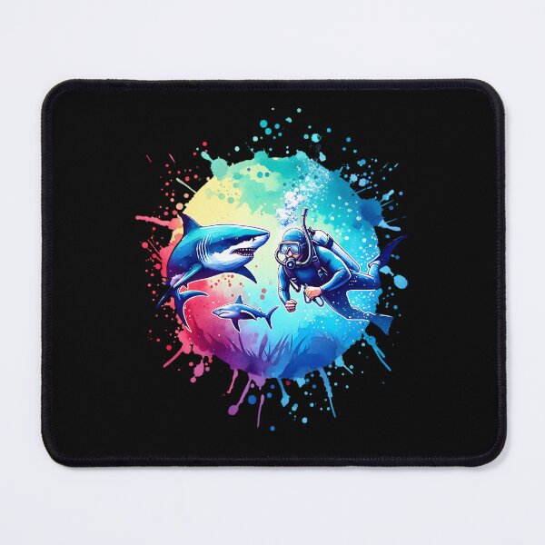 Item preview, Colorful diver design designed and sold by ReneMM.