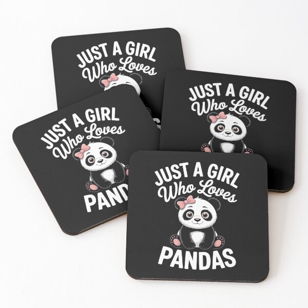 Item preview, JUST A GIRL WHO LOVES PANDAS designed and sold by jkrphoto.