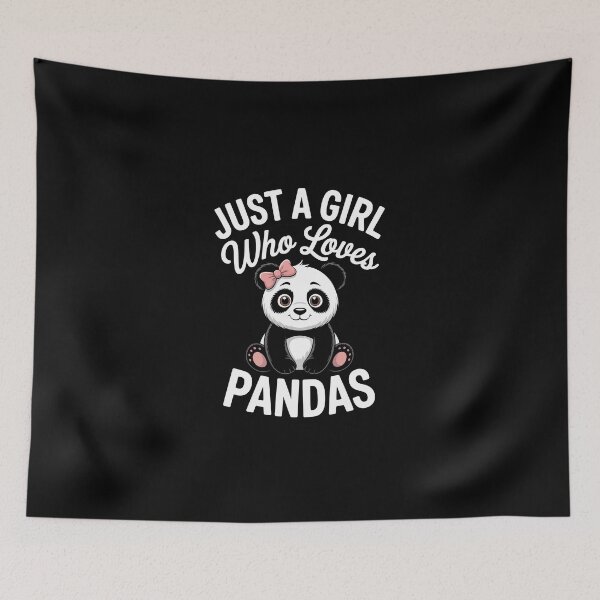 Item preview, JUST A GIRL WHO LOVES PANDAS designed and sold by jkrphoto.