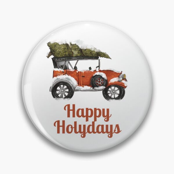 Item preview, Happy Holydays Old Automobile designed and sold by Designharmony.