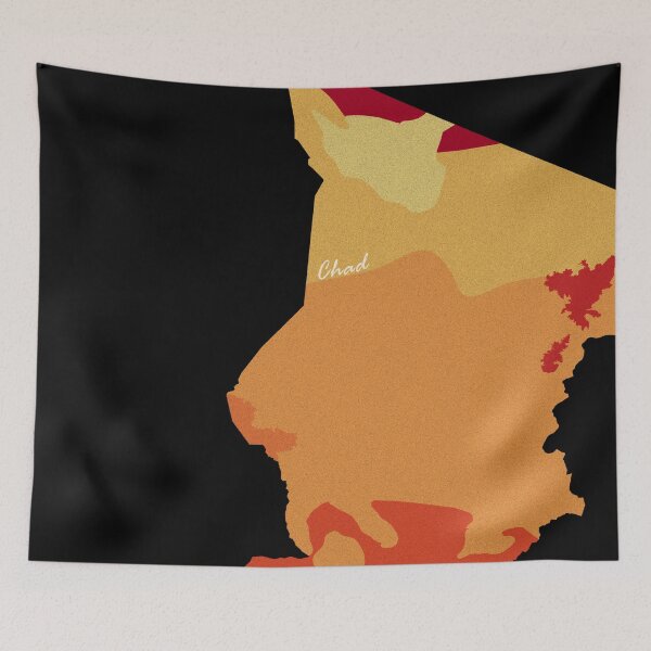 Item preview, Sketching Color Into the Earth - Chad designed and sold by AceMaps7.
