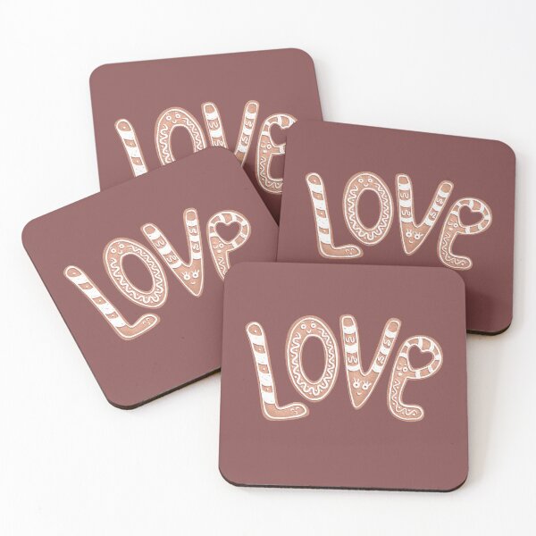 Item preview, Cute Gingerbread Cookie LOVE Letters designed and sold by mimi-taya.