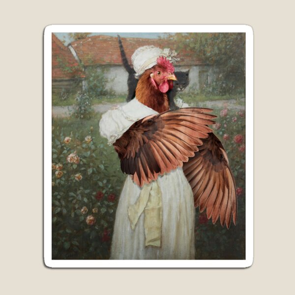 Item preview, Feathers & Fuzz designed and sold by MuseumOfFineArtChickens GiftShop.