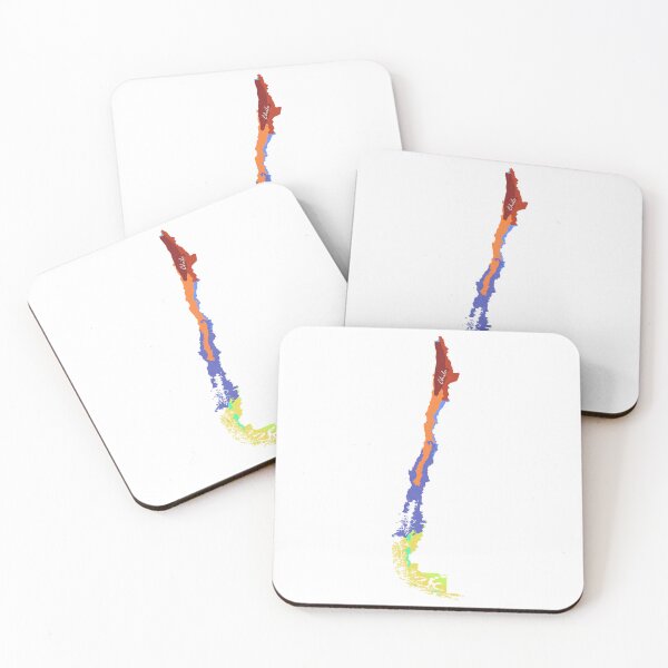 Item preview, Sketching Color Into the Earth - Chile designed and sold by AceMaps7.