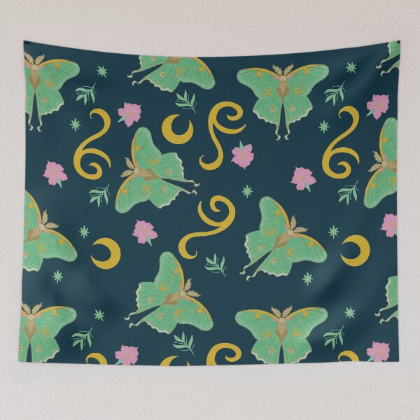 Item preview, Celestial Moth on Night Sky designed and sold by AureliaDesignStudio.