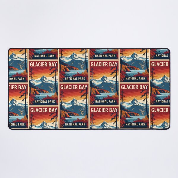 Item preview, Glacier Bay National Park Autumn USA Vintage Travel Tourism designed and sold by TravelersGems.