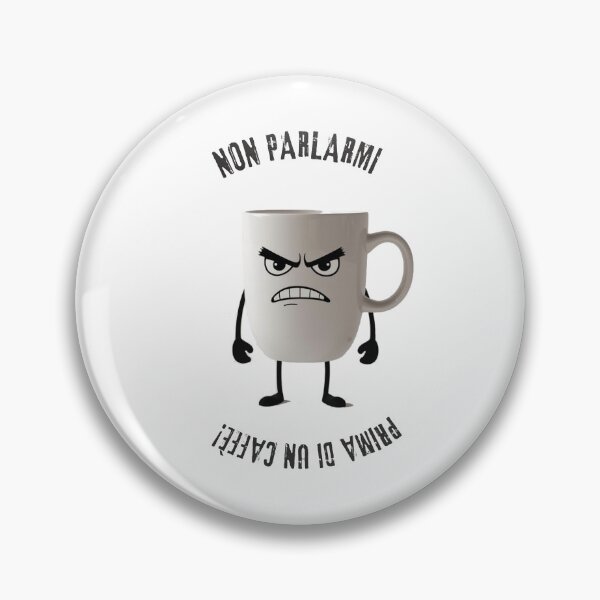 Item preview, Non Parlarmi Prima di un Caffè – Mascotte Vintage Cartoon designed and sold by Coffee&Chaos.
