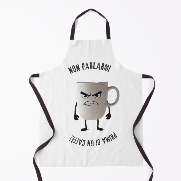 Item preview, Non Parlarmi Prima di un Caffè – Mascotte Vintage Cartoon designed and sold by Coffee&Chaos.