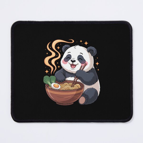 Item preview, Panda Enjoying Ramen designed and sold by jkrphoto.