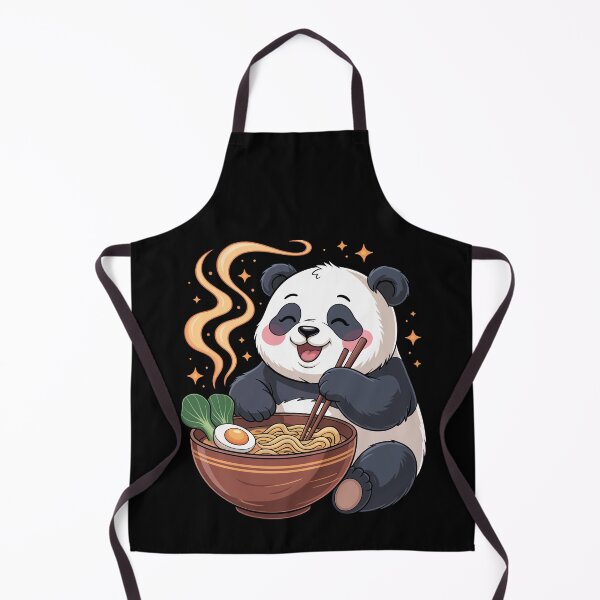 Item preview, Panda Enjoying Ramen designed and sold by jkrphoto.