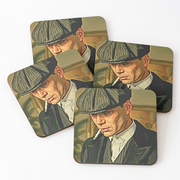 Artikelvorschau, Tommy Shelby Peaky Blinders Ölgemälde | Gangsterporträt entworfen und verkauft von Art's Diner.