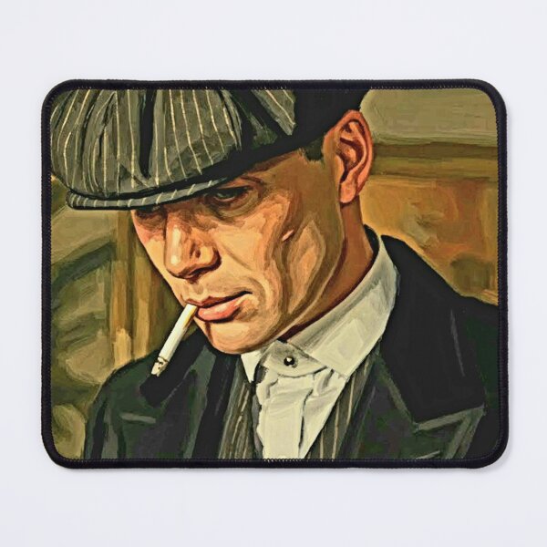 Item preview, Tommy Shelby Peaky Blinders Oil Painting | Gangster Art Portrait designed and sold by Art's Diner.