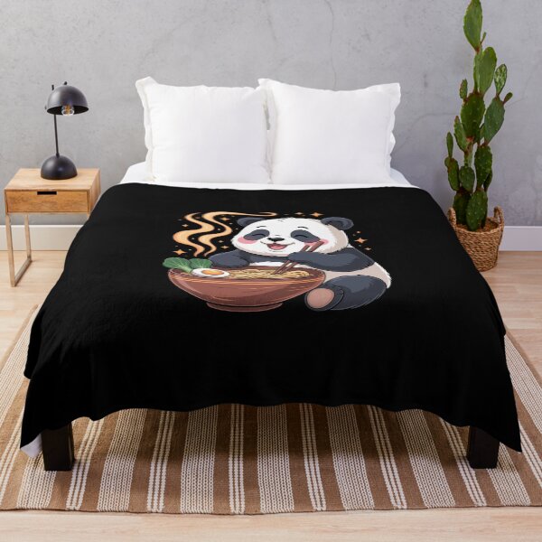 Item preview, Panda Enjoying Ramen designed and sold by jkrphoto.